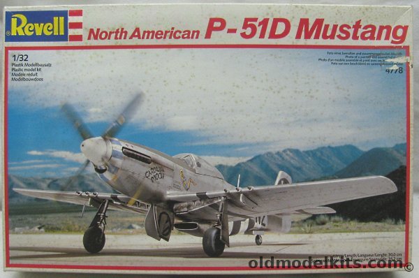 Revell 1/32 North American P-51D Mustang - 'Carolina Moon' / 'Buckeye Blitz- VI', 4778 plastic model kit